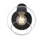 Westinghouse Fixture Wall 60W Hyson Universal Mount, Matte Black Clear Glassobe Glass 6127800 - alternate 1